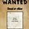 Creative Wanted Posters