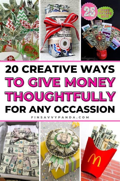 Creative Ways to Present Cash