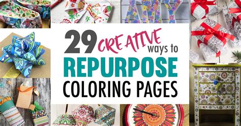 Creative Ways to Use Finished Coloring Projects
