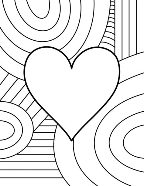 Creative Ways to Use Your Heart Coloring Pages