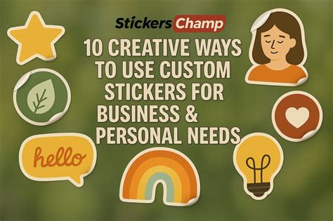 Creative Ways to Use the Stickers