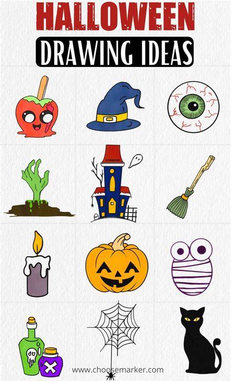 Creative and Fun Halloween Drawing Ideas
