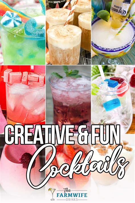 Creative mix drinks