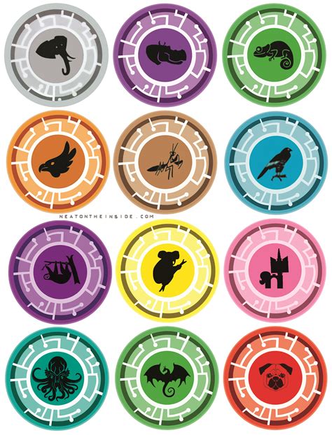 Creature Power Disc Printables