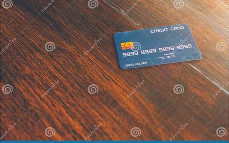 Credit Cards On Table