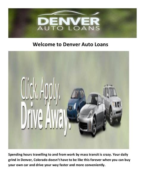 Credit Car Loans Denver