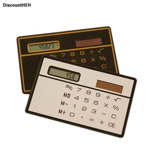 Effortless Calculations On-The-Go: Discover the Convenience of a Credit Card Sized Calculator