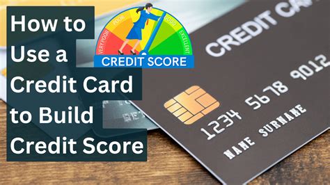 Credit score building with credit cards