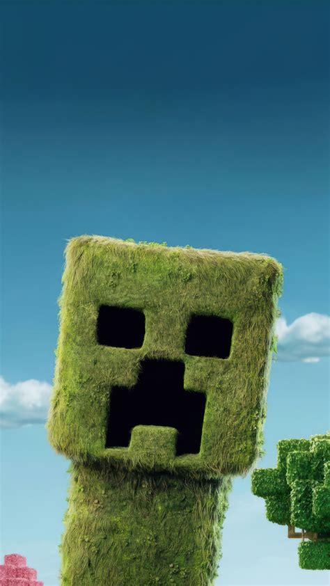 Creeper Minecraft Phone Wallpaper