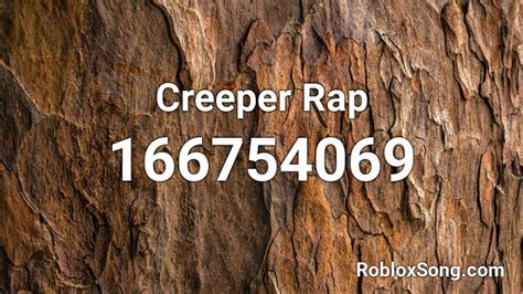 Creeper Rap Roblox ID - Roblox Music Codes | Roblox, Halloween 