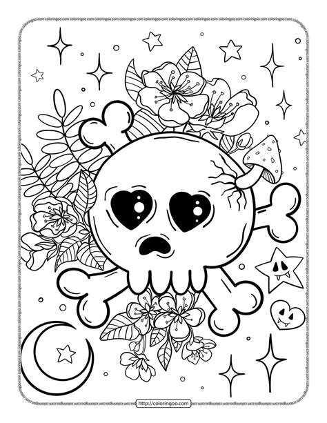 Creepy Cute Coloring Pages