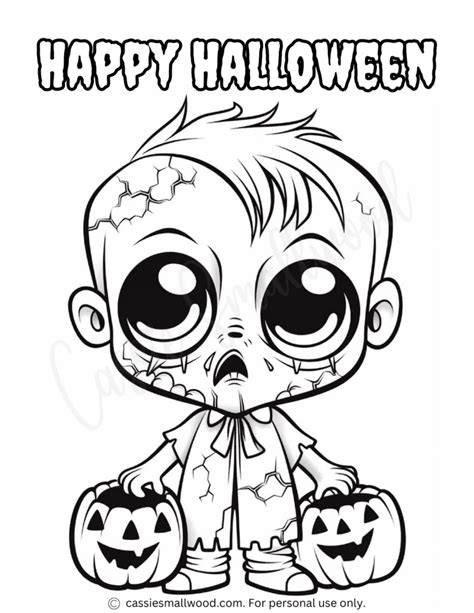 Creepy Halloween Coloring Pages