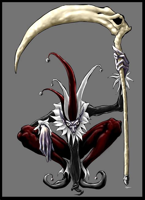 Creepy Jester Drawing