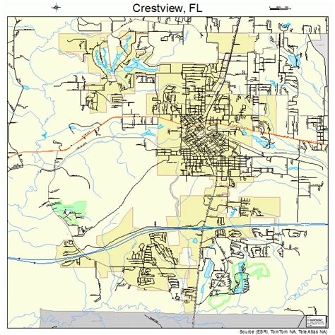 Crestview Fl Zip Code Map