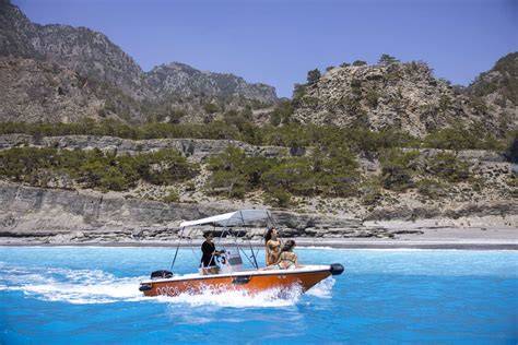 Crete coastline from boat