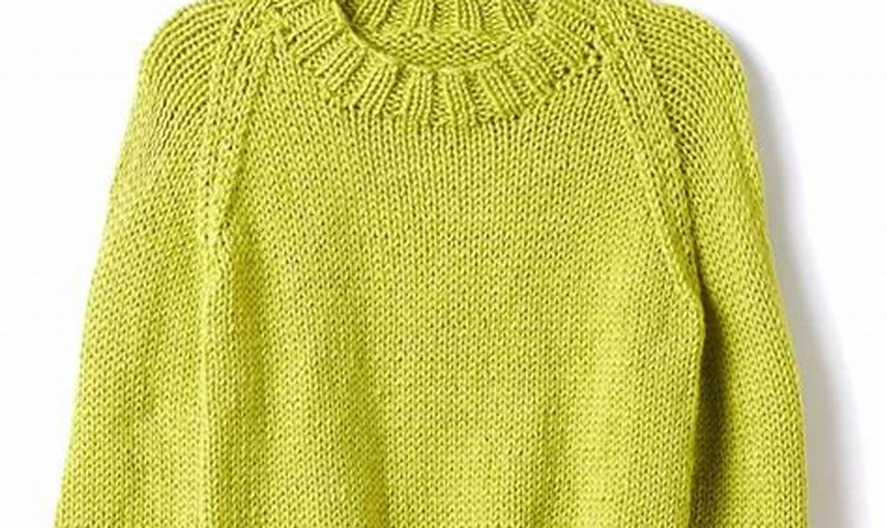 Crew Neck Sweater Knitting Pattern Free: A Cozy Classic for Your Winter ...