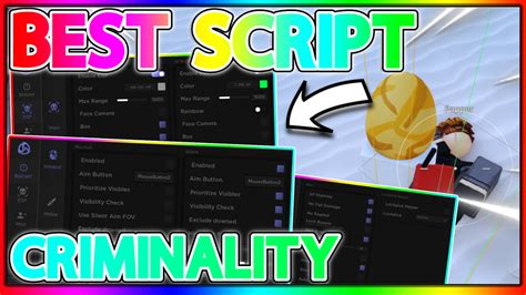 Criminality Script