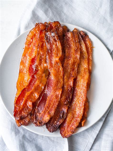 Crispy Bacon on a Plate