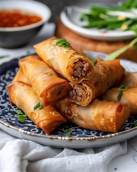 Crispy Beef Spring Rolls Recipe