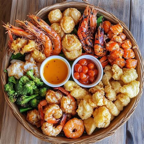 Crispy Seafood Platter Recipe