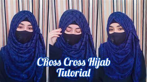 Criss Cross Layered Hijab Tutorial YouTube