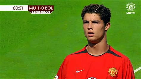 Cristiano Ronaldo First Match