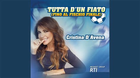 Cristina D'Avena Tutta D'Un Fiato (Fino Al Fischio Finale) (Captain