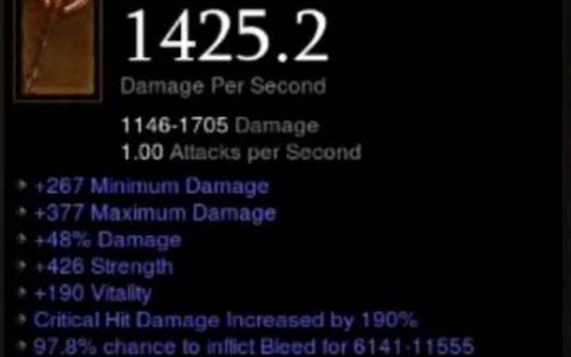 Critical Hit Chance And Damage