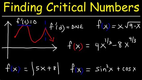 Critical Number Calculator