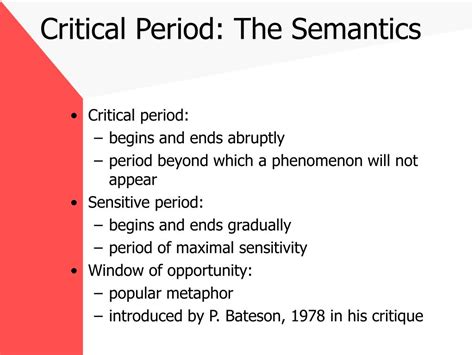 Unleashing the Enigma of Critical Period Psychology Definition: Unraveling the Mysteries of Time-Limited Brain Development