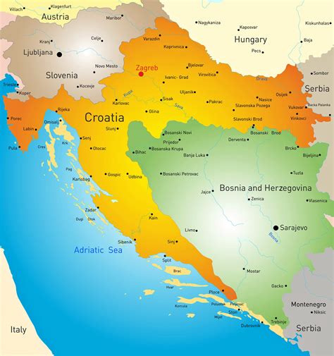 Croatia in Map