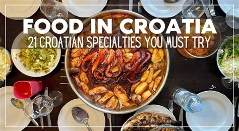 Croatian Food Lunch