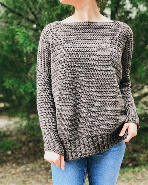 Crochet Pullover Sweater Patterns Free