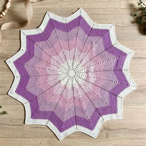 Crochet 12 Point Star Blanket