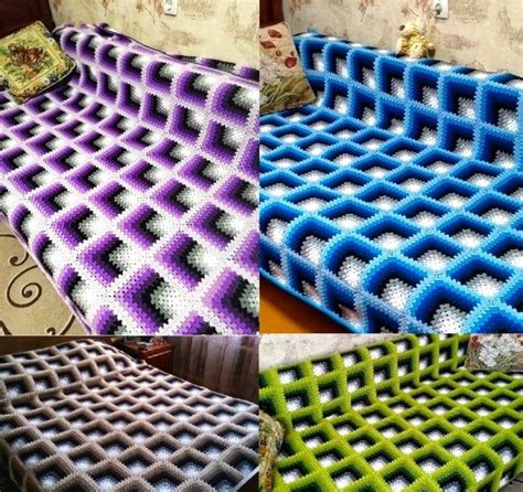 Crochet 3d Blanket
