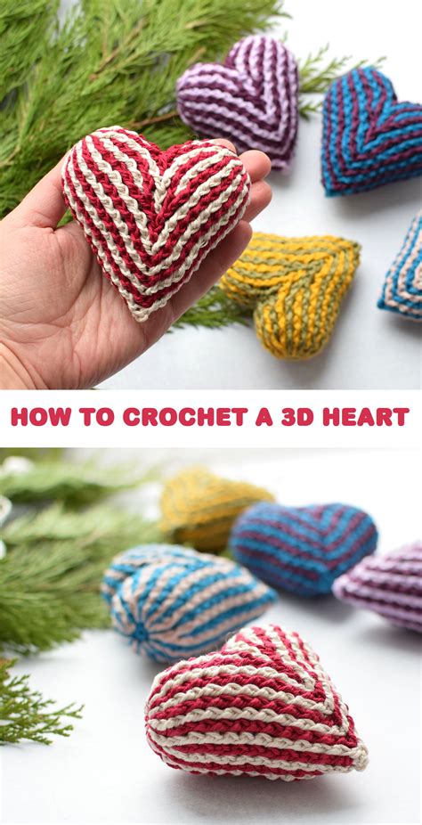 Crochet 3d Heart