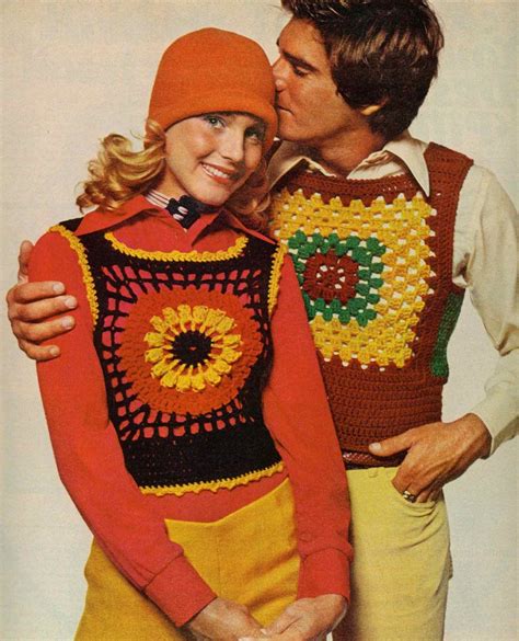 Crochet 70s Vest