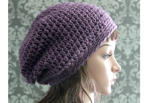 Crochet A Slouchy Hat