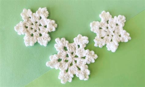 Crochet A Snowflake Easy