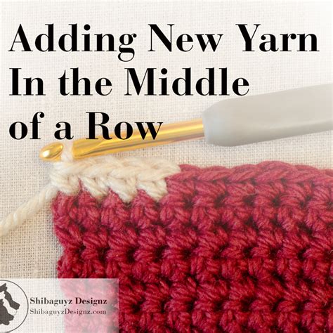 Crochet Add New Yarn