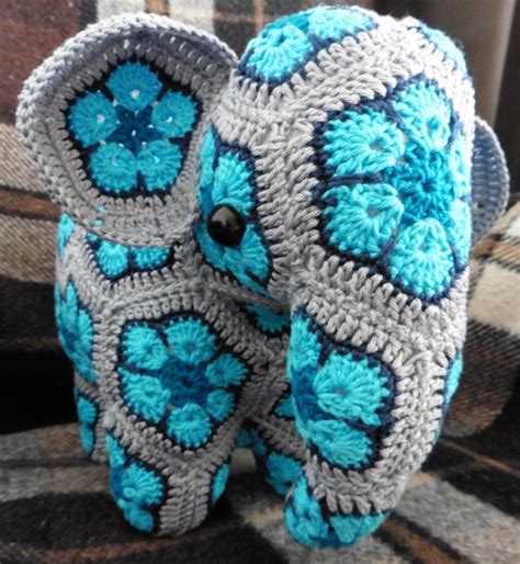 Crochet African Flower Animals Free Pattern