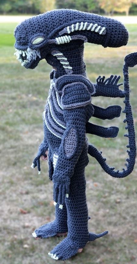 Crochet Alien Costume