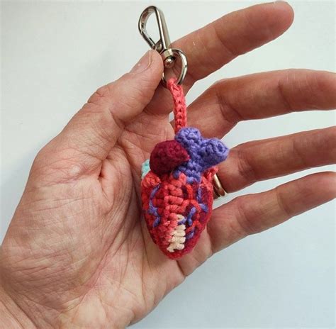 Crochet Anatomical Heart