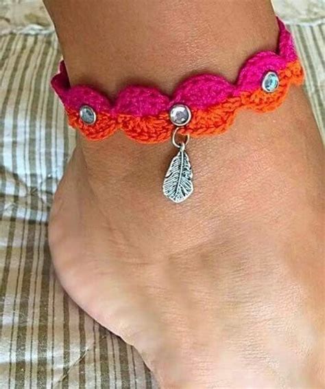 Crochet Ankle Bracelet