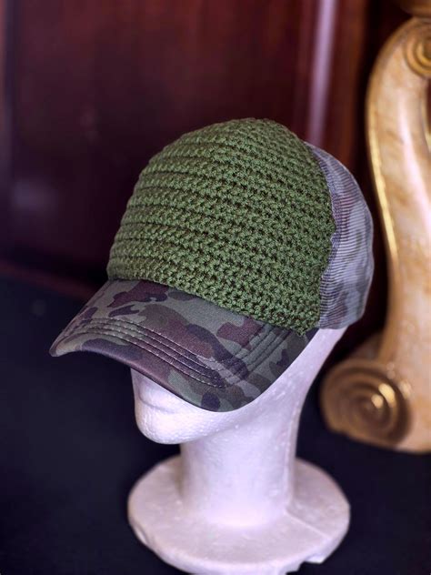 Crochet Army Hat