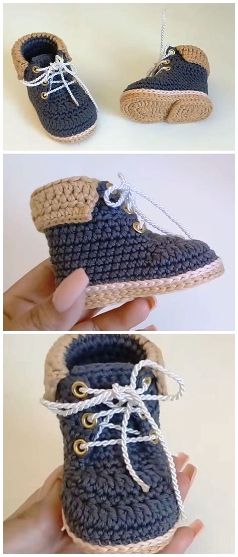 Crochet Baby Boots