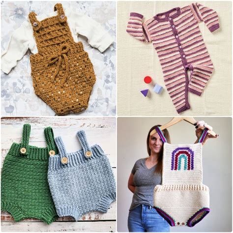 Crochet Baby Romper