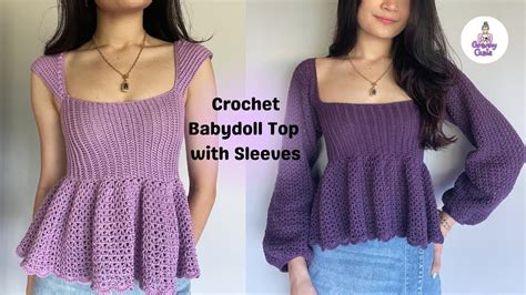 Crochet Babydoll Top