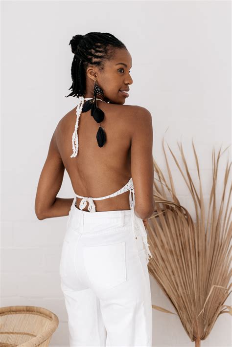 Crochet Backless Top
