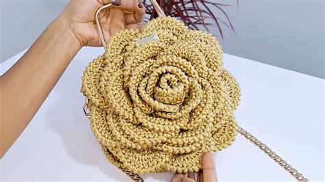 Crochet Bag Flower
